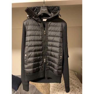 モンクレール(MONCLER)のMONCLER CARDIGAN TRICOT ニットコンビブルゾン　未使用品(ダウンジャケット)