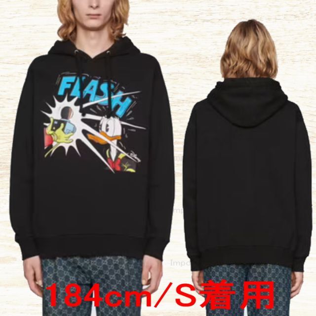 ●新品/正規品● Disney x Gucci ドナルドダック フーディ ●新品/正規品● Disney x Gucci ドナルドダック フーディ