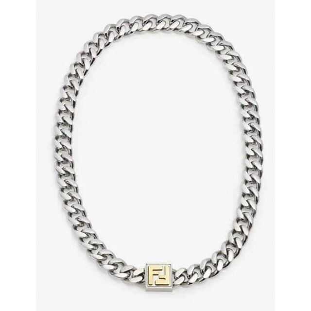 FENDI - 【美品】Fendi喜平ネックレスFFシルバーゴールドコンビの通販