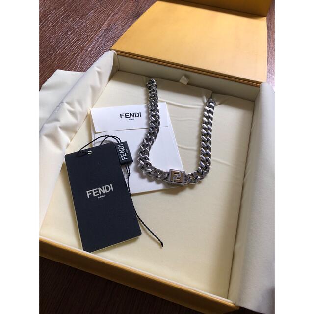 FENDI - 【美品】Fendi喜平ネックレスFFシルバーゴールドコンビの通販