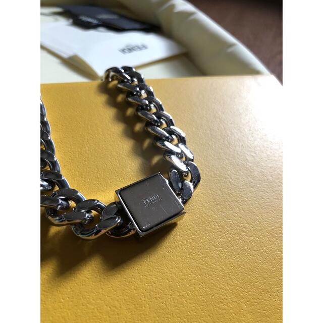 FENDI - 【美品】Fendi喜平ネックレスFFシルバーゴールドコンビの通販