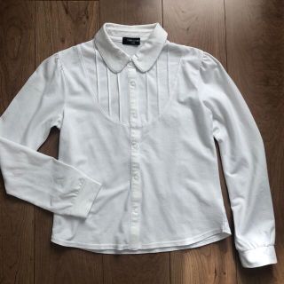 コムサイズム(COMME CA ISM)のコムサイズム　スクール　ブラウス　白　シャツ　制服　150 女児　女の子(ブラウス)