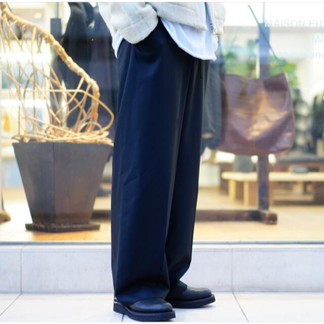 sunsea N.M Oxford w/耳 STRAIGHT PANTS | gulatilaw.com