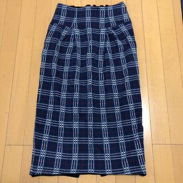 JEANASIS(ジーナシス)のジーナシス  チェック　リバーシブル　スカート レディースのスカート(ロングスカート)の商品写真