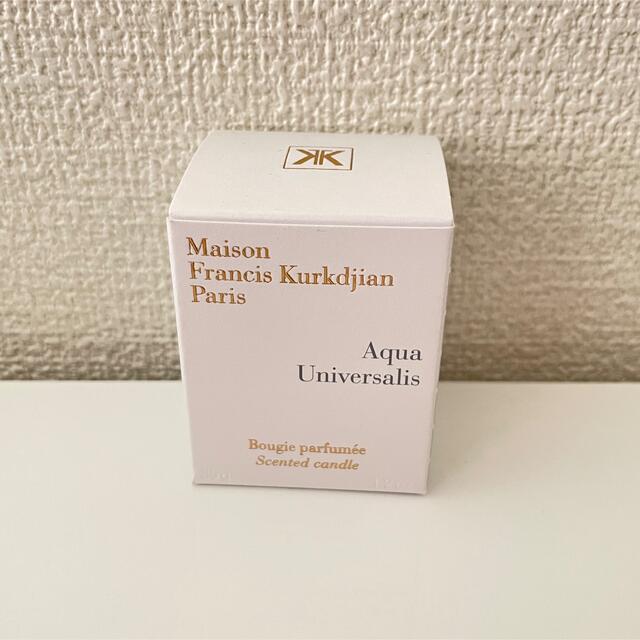 Maison Francis Kurkdjian(メゾンフランシスクルジャン)のアクア　ユニヴェルサリス　センティッド　ミニキャンドル コスメ/美容のリラクゼーション(キャンドル)の商品写真