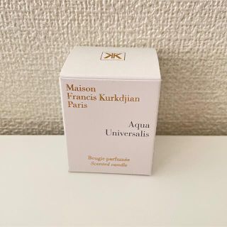 メゾンフランシスクルジャン(Maison Francis Kurkdjian)のアクア　ユニヴェルサリス　センティッド　ミニキャンドル(キャンドル)