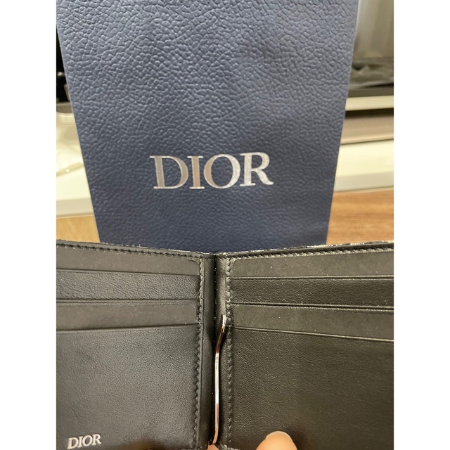 Christian Dior(クリスチャンディオール)のディオール2つ折りマネークリップ メンズのファッション小物(マネークリップ)の商品写真