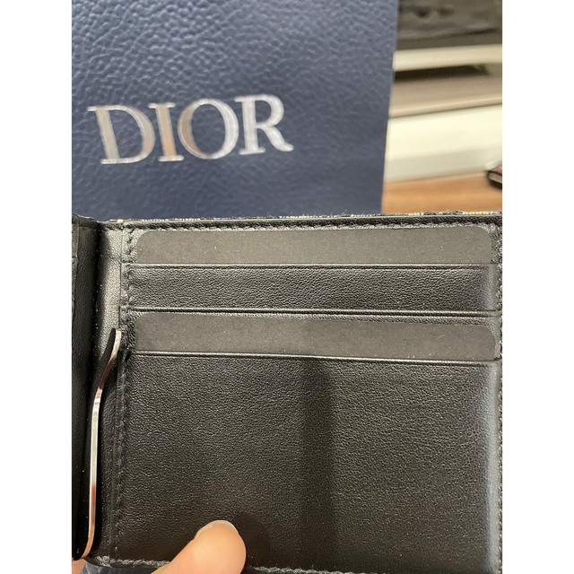 Christian Dior(クリスチャンディオール)のディオール2つ折りマネークリップ メンズのファッション小物(マネークリップ)の商品写真