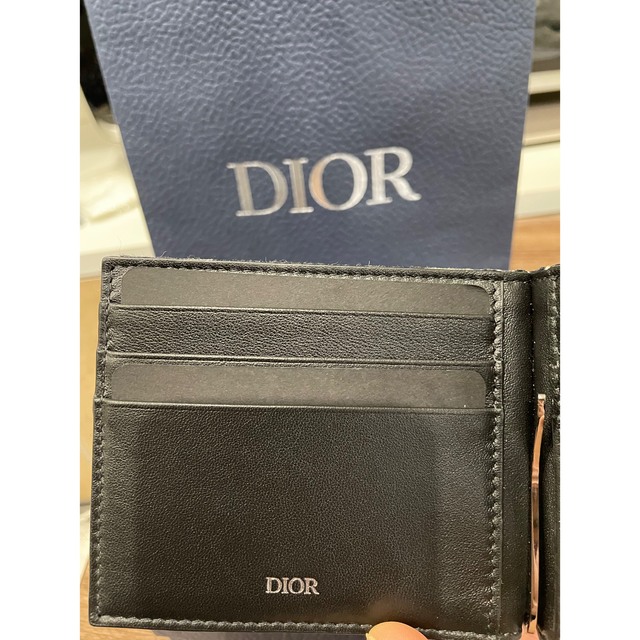 Christian Dior(クリスチャンディオール)のディオール2つ折りマネークリップ メンズのファッション小物(マネークリップ)の商品写真
