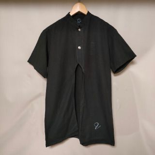 ビームス(BEAMS)のSHANANA MIL(シャナナミル) 変形半袖シャツ　BLACK(シャツ)