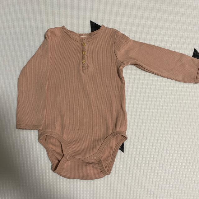 H&M(エイチアンドエム)の専用です！！！　　　　H&M baby オーガニックコットン3枚セット キッズ/ベビー/マタニティのベビー服(~85cm)(ロンパース)の商品写真