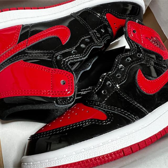 NIKE(ナイキ)のNIKE AIR JORDAN 1 HIGH supreme OG 18.0cm キッズ/ベビー/マタニティのキッズ靴/シューズ(15cm~)(スニーカー)の商品写真