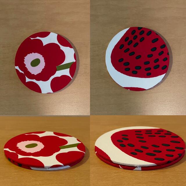 marimekko(マリメッコ)のマリメッコ コースター カルトナージュ ハンドメイドのハンドメイド その他(その他)の商品写真