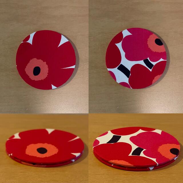 marimekko(マリメッコ)のマリメッコ コースター カルトナージュ ハンドメイドのハンドメイド その他(その他)の商品写真