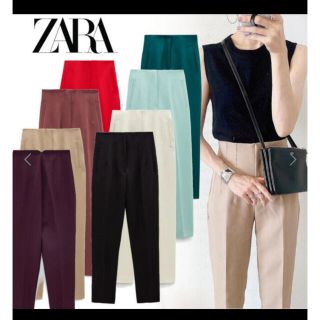 ザラ(ZARA)の専用　ZARA ハイウエストパンツ　ブラック(カジュアルパンツ)