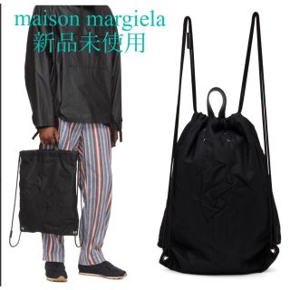 マルタンマルジェラ(Maison Martin Margiela)のmaison margiela メゾンマルジェラ バッグパック 黒　新品未使用(バッグパック/リュック)