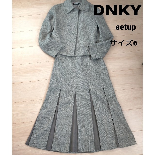 美品 DKNY セットアップ デザイン スーツ グレー ダナキャラン - スーツ