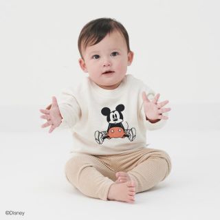 ユニクロ(UNIQLO)のユニクロ　ディズニー　マイスウィーテストスウェットシャツ　80(トレーナー)