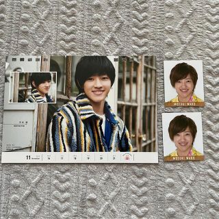 ジャニーズジュニア(ジャニーズJr.)の元木湧くんカレンダー、デタカセット(アイドルグッズ)