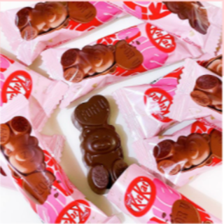 キットカットハートフルベア ラッピング済 バレンタイン ギフト　5個セット(菓子/デザート)