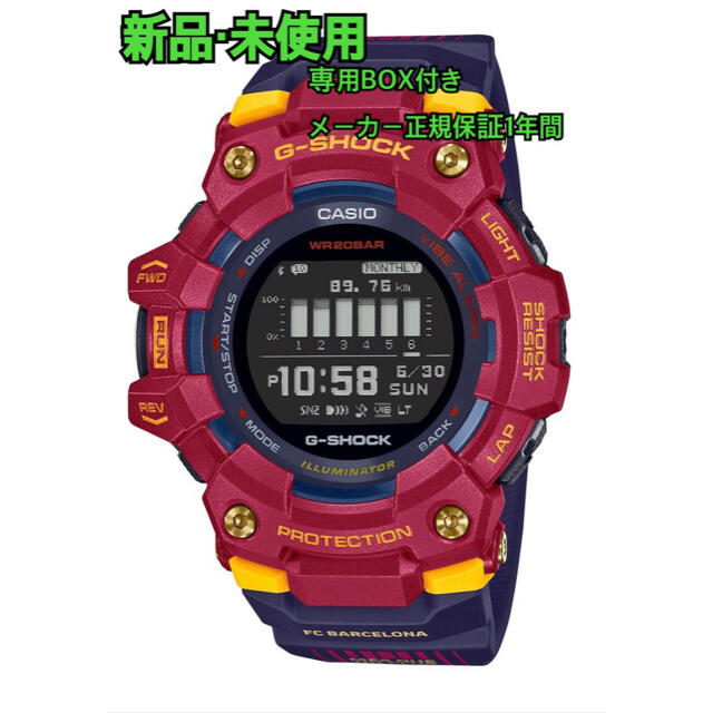 予約販売品 G-SHOCK GBD-100BAR-4JR FCバルセロナ コラボモデル 時計 ...