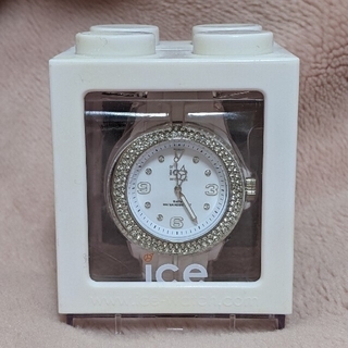 アイスウォッチ(ice watch)のアイスウォッチ　ICE-WATCH　SWAROVSKI　腕時計　ホワイト(腕時計)
