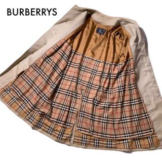 バーバリー(BURBERRY)の90s古着バーバリー オーバーサイズ ステンカラーコート ノバチェック柄ライナー(トレンチコート)