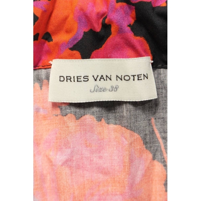 DRIES VAN NOTEN(ドリスヴァンノッテン)のドリスヴァンノッテン フローラル柄ノースリーブブラウス 38 レディースのワンピース(ロングワンピース/マキシワンピース)の商品写真