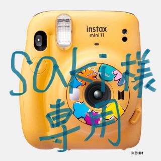 フジフイルム(富士フイルム)のBTS「Butter」”チェキ”「instax mini 11」(本体)(アイドルグッズ)