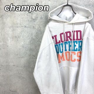 チャンピオン(Champion)の希少 90s チャンピオン パーカー 刺繍ロゴ (パーカー)