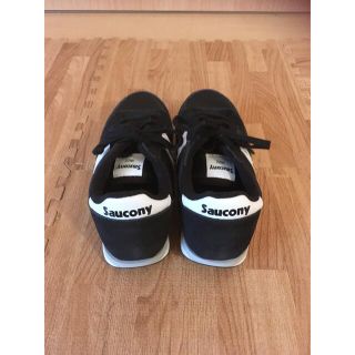 サッカニー(SAUCONY)のRURU様専用/新品　saucony JAZZ 黒白スニーカー　18.5㎝(スニーカー)