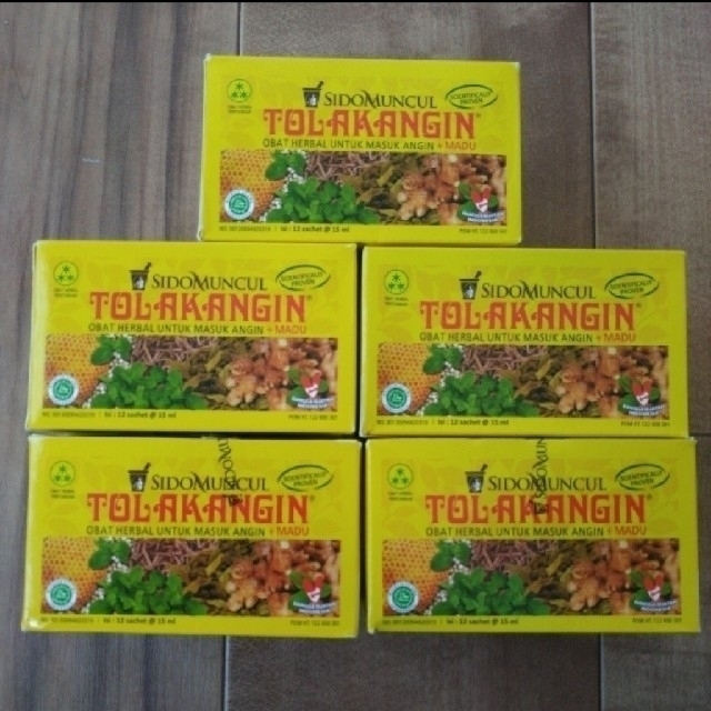 Tolak Angin トラックアンギン バリ島　風邪　5箱 食品/飲料/酒の健康食品(その他)の商品写真