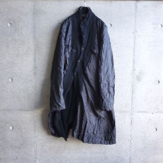 美品 コムデギャルソン オムプリュス 切り替えレイヤード チェスター