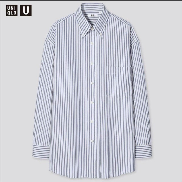 UNIQLO(ユニクロ)のユニクロU 21SS ワイドフィットストライプシャツ メンズのトップス(シャツ)の商品写真