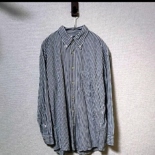 UNIQLO(ユニクロ)のユニクロU 21SS ワイドフィットストライプシャツ メンズのトップス(シャツ)の商品写真