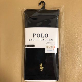 ポロラルフローレン(POLO RALPH LAUREN)の新品　レディース  ポロラルフローレン　10分丈黒レギンス　日本製　M〜L寸(レギンス/スパッツ)