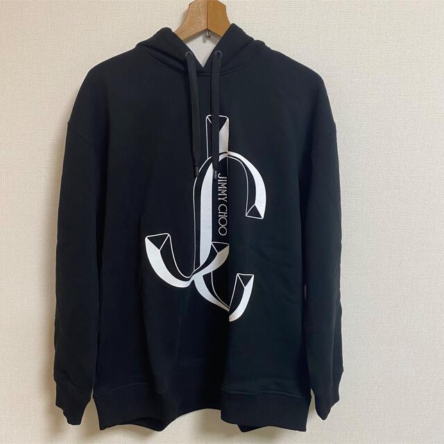 JIMMY CHOO(ジミーチュウ)のジミーチュウ　JC ロゴ　パーカー　jimmy choo hoodie Mサイズ メンズのトップス(パーカー)の商品写真