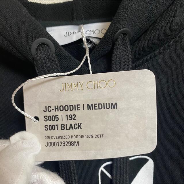 JIMMY CHOO(ジミーチュウ)のジミーチュウ　JC ロゴ　パーカー　jimmy choo hoodie Mサイズ メンズのトップス(パーカー)の商品写真