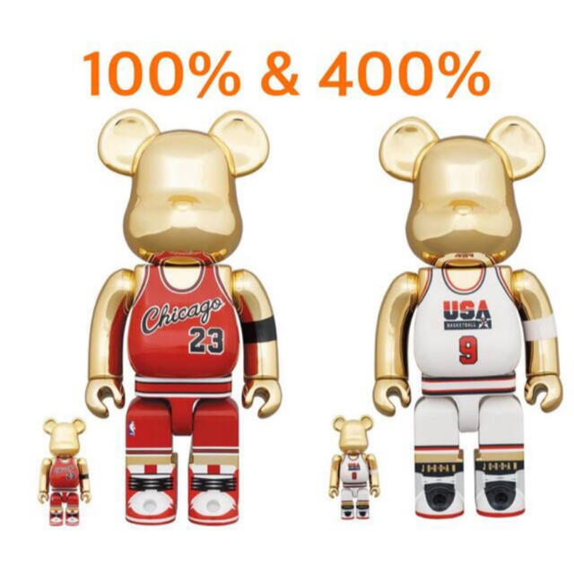 BE@RBRICK Michael Jordan 100% 400% セット