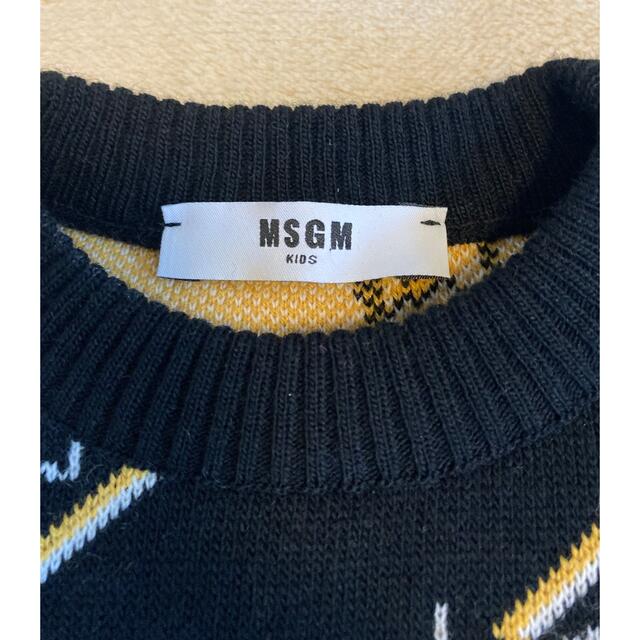 MSGM(エムエスジイエム)のMSGM セーター　kids T10 キッズ/ベビー/マタニティのキッズ服男の子用(90cm~)(Tシャツ/カットソー)の商品写真