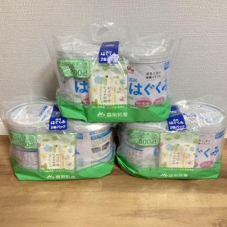 モリナガニュウギョウ(森永乳業)の【新品未開封】森永　粉ミルク　はぐくみ　800g×6缶(その他)