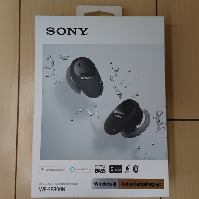 SONY 完全ワイヤレスイヤホン ブラック WF-SP800N(B)