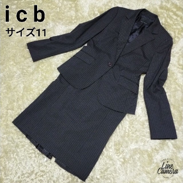 ICB(アイシービー)のi c b  ICB  アイシービー　スカートスーツ　セットアップ レディースのフォーマル/ドレス(スーツ)の商品写真