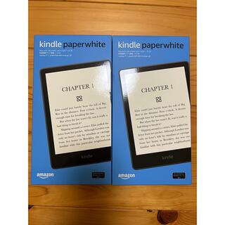 2台　Kindle Paperwhite 8GB 6.8インチ 第11世代 (電子ブックリーダー)