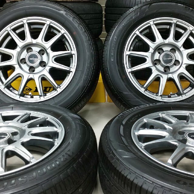 送料無料！KOSEI 15インチ×ブリヂストンエコピア195/65R15