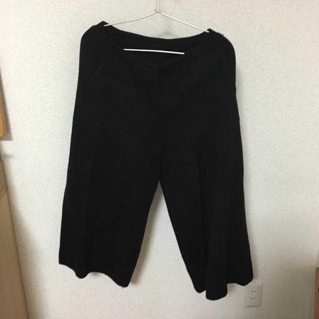 GU(ジーユー)の数回着用◯GU ニット ガウチョパンツ レディースのパンツ(その他)の商品写真