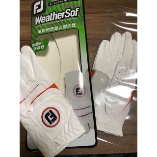 フットジョイ(FootJoy)のフットジョイ　ゴルフグローブ　両手　レディース　新品未使用(ゴルフ)