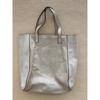 マルニ(Marni)のマルニ　MARNI レザートートバッグ　ホワイトグレー(トートバッグ)