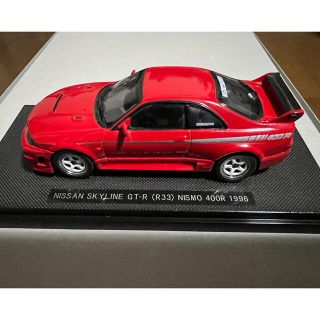 ニッサン(日産)のエブロ　1/43  ニスモ　400R  レッド(ミニカー)