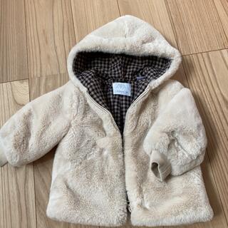 ザラキッズ(ZARA KIDS)のzarababy  ファーコート　12〜18months(ジャケット/コート)